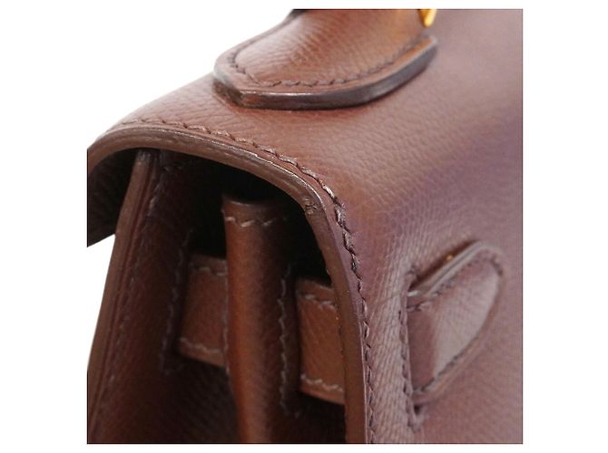 Hermès Borsa Hermes Kelly 28 Marrone - vista 7