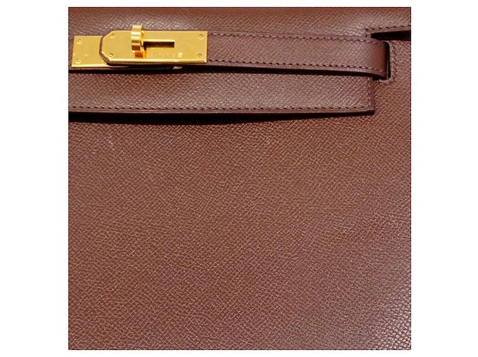Hermès Borsa Hermes Kelly 28 Marrone - vista 8