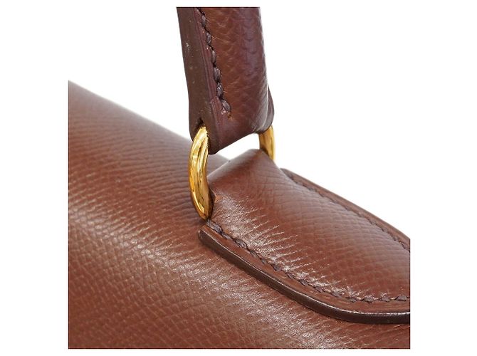 Hermès Borsa Hermes Kelly 28 Marrone - vista 9