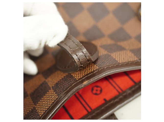 Borsa Tote Louis Vuitton Damier Neverfull MM Damier ebene - vista 9