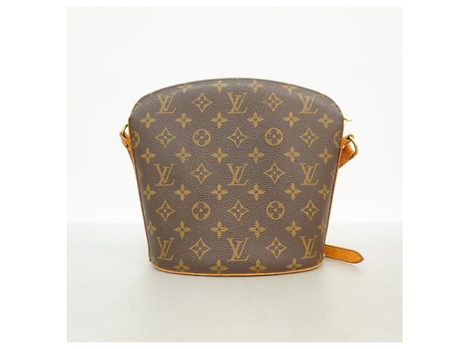 Borsa a tracolla Louis Vuitton Monogram Druot Marrone - vista 10