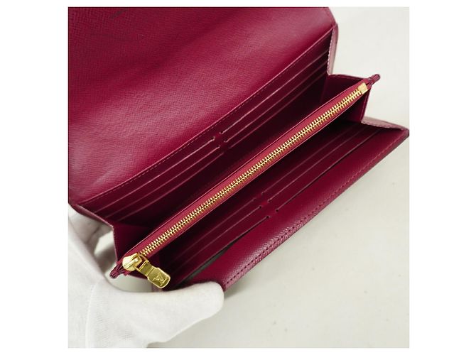 Louis Vuitton Monogram Portefeuille Sarah Long Wallet Fuschia - vista 3