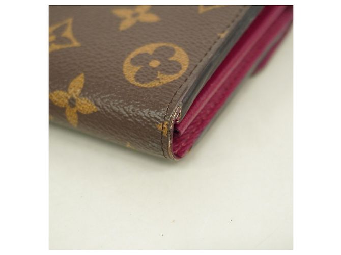 Louis Vuitton Monogram Portefeuille Sarah Long Wallet Fuschia - vista 5