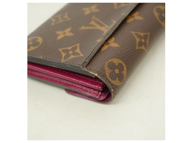 Louis Vuitton Monogram Portefeuille Sarah Long Wallet Fuschia - vista 6