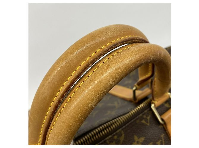 Keepall Borsa Boston Louis Vuitton Marrone - vista 7