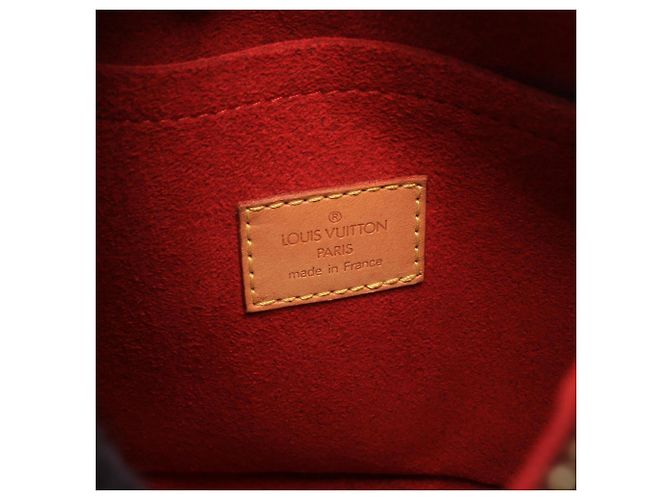 Borsa a tracolla Louis Vuitton Pochette Croissant Monogram Marrone - vista 4