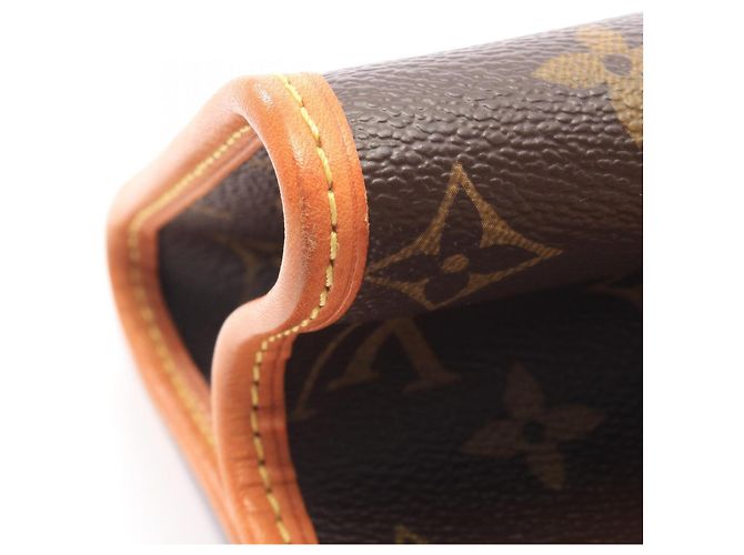 Borsa Tote Louis Vuitton Popincourt O Monogram Marrone - vista 7