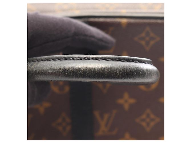 Louis Vuitton Portedocuments Voyage GM Business Bag Marrone Nero - vista 7
