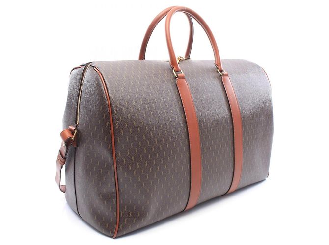 Borsa Duffle Le Monogram Yves Saint Laurent Marrone - vista 2