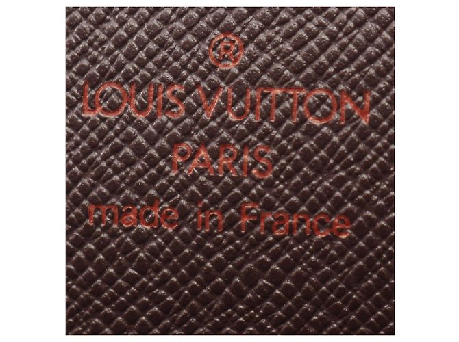 Louis Vuitton Portefeuille International Tri-fold Long Wallet Marrone Damier ebene - vista 5