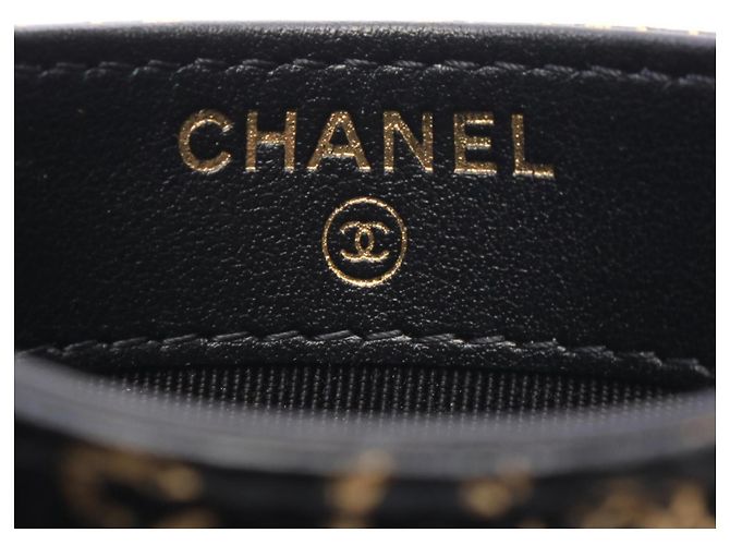 Tarjetero Chanel 2.55 Graffiti Negro - vista 4