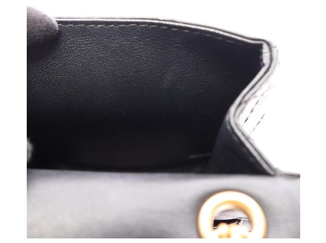 Borsa a tracolla Chanel 2.55 Matelassé Nero - vista 6