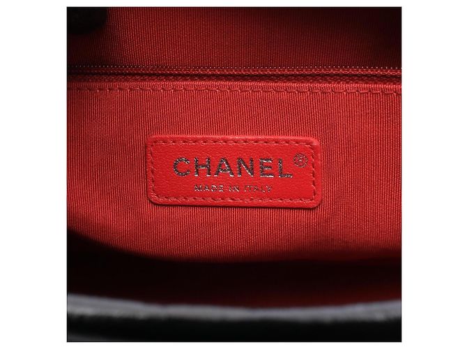 Borsa a tracolla hobo Chanel Gabrielle de Large Nero Blu navy - vista 4
