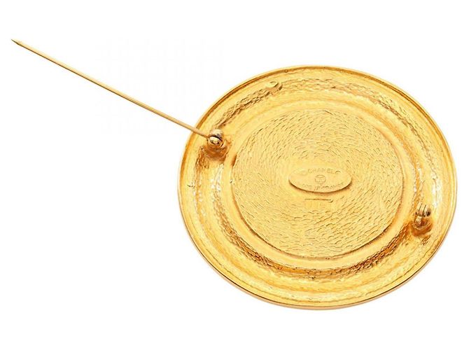 Spilla Cerchio Chanel Cambon D'oro - vista 2