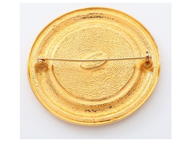 Spilla Cerchio Chanel Cambon D'oro - vista 4