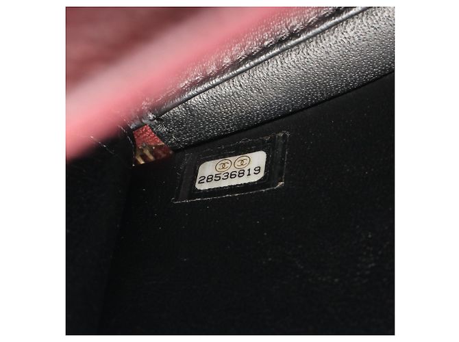 Borsa Vanity Chanel CC Figley Small Nero Bordò - vista 5
