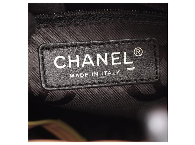 Borsa Tote Piccola Chanel Cambon Line Nero Beige - vista 4