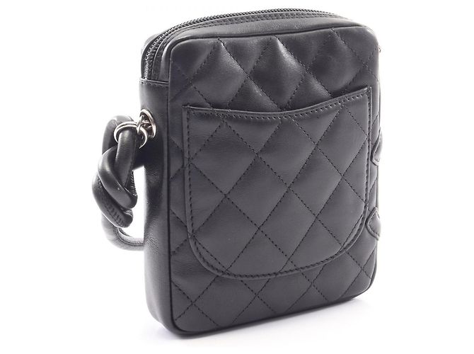 Borsa a tracolla piccola Chanel Cambon Line Nero - vista 2