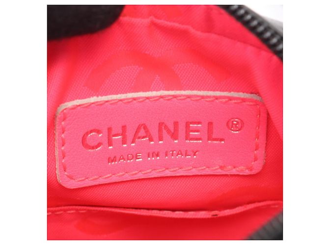 Borsa a tracolla piccola Chanel Cambon Line Nero - vista 4