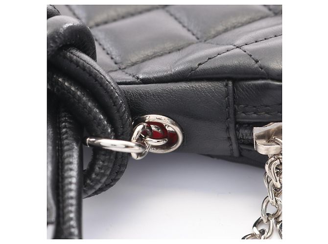 Borsa a tracolla piccola Chanel Cambon Line Nero - vista 6