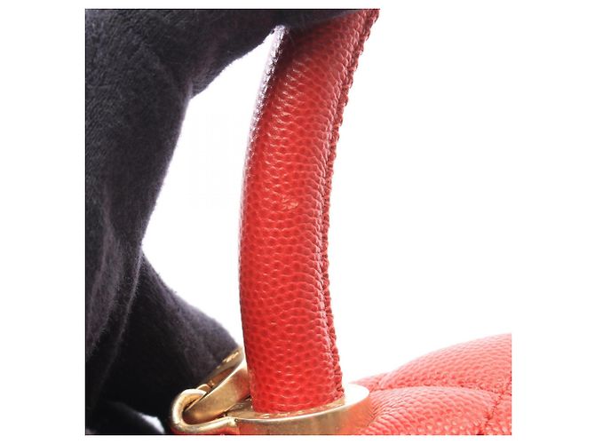 Borsa Chanel Coco Handle 29 Top Flap Rosso - vista 10