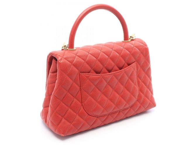 Borsa Chanel Coco Handle 29 Top Flap Rosso - vista 2