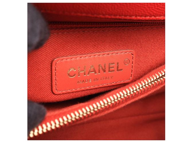 Borsa Chanel Coco Handle 29 Top Flap Rosso - vista 4