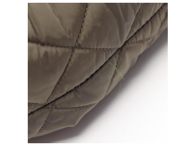 Chanel Coco Cocoon MM Check Tote Bag Mehrfarben Khaki - Ansicht 8