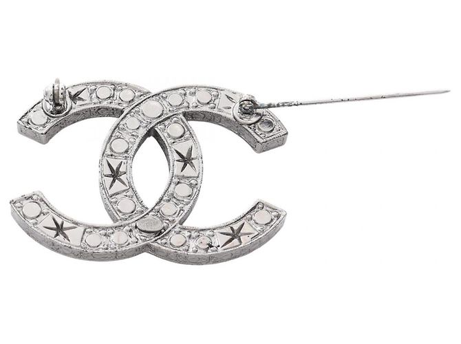 Spilla Chanel Coco Mark Argento - vista 2