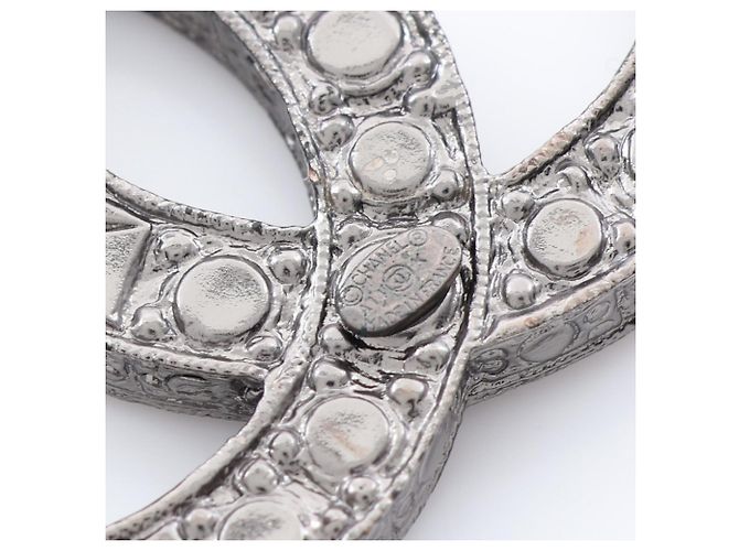 Spilla Chanel Coco Mark Argento - vista 3