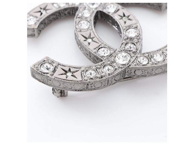 Spilla Chanel Coco Mark Argento - vista 5