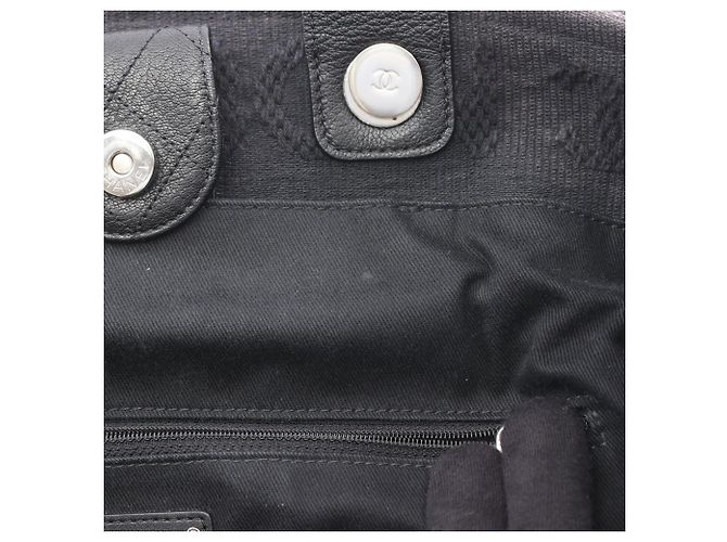 Borsa Shopping Grande Chanel Coco Mark Nero - vista 16