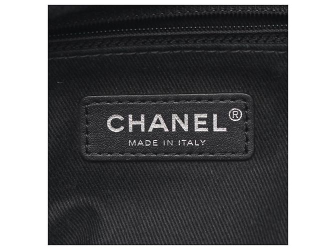Borsa Shopping Grande Chanel Coco Mark Nero - vista 4