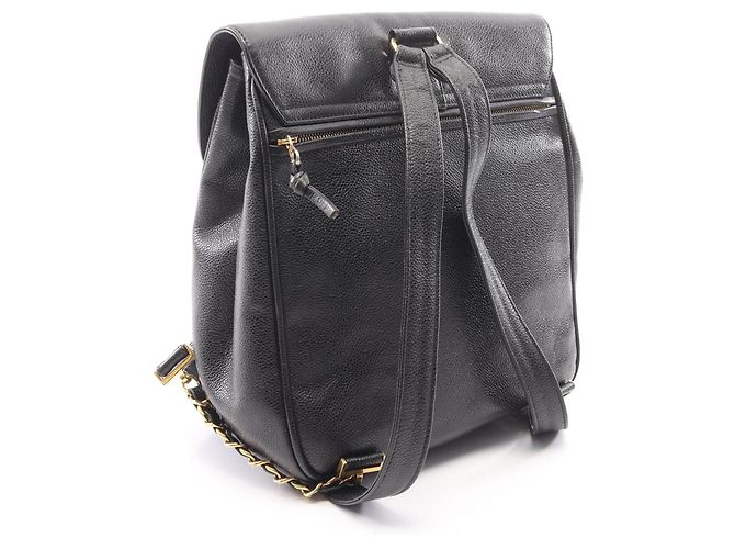 Mochila/Bolso Chanel Coco Mark Negro - vista 2