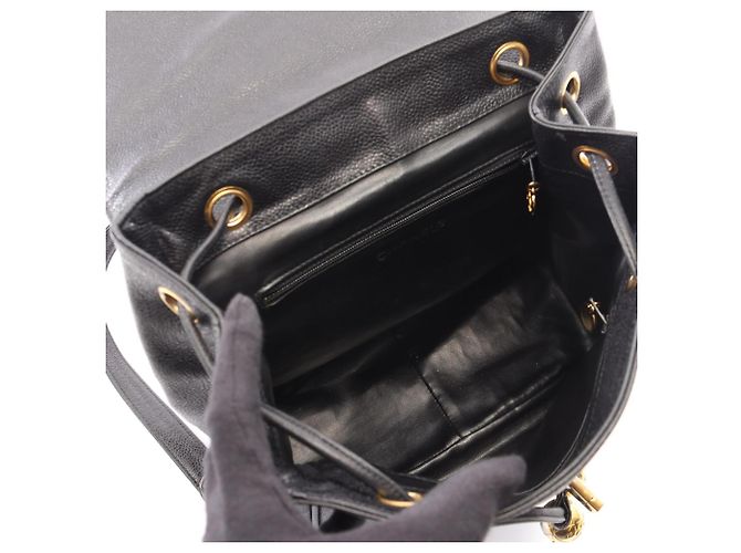 Mochila/Bolso Chanel Coco Mark Negro - vista 3