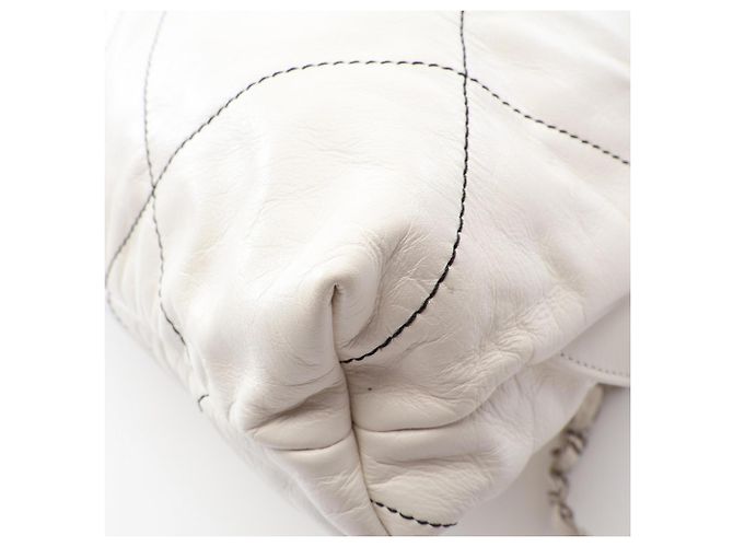 Zaino/Borsa Chanel 22 Large Bianco - vista 7