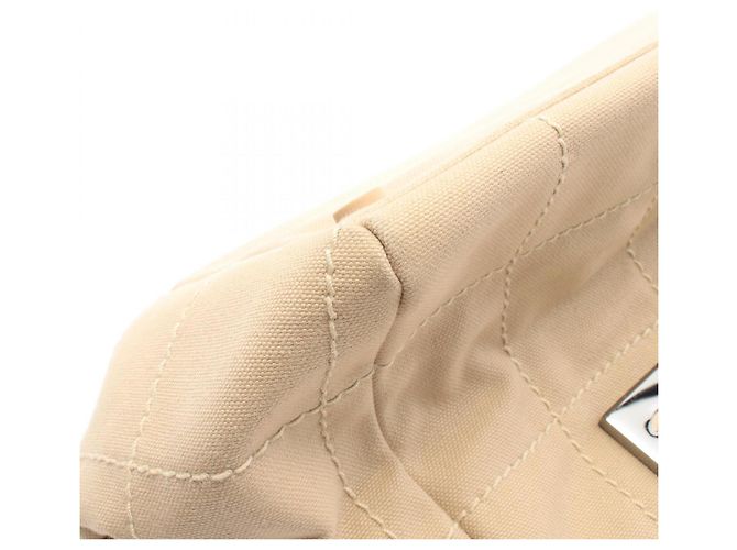 Chanel Chocolate Bar Handtasche Beige - Ansicht 10