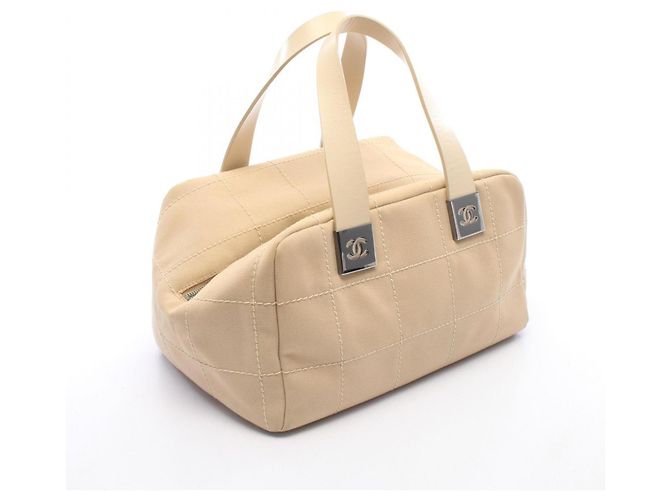 Chanel Chocolate Bar Handtasche Beige - Ansicht 2