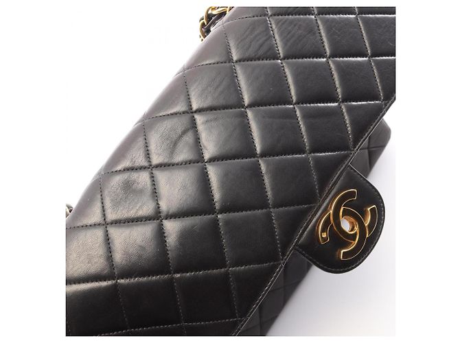 Chanel 30 Large Matelassé Single Flap Handbag Black - view 11