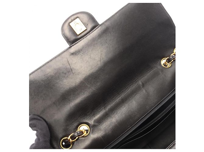 Chanel 30 Large Matelassé Single Flap Handbag Black - view 6
