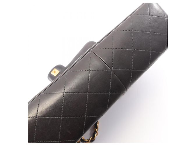 Chanel 30 Large Matelassé Single Flap Handbag Black - view 8