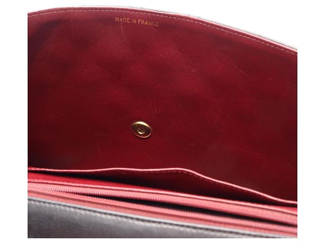 Borsa a tracolla Chanel Large Matelassé 34 Single Flap Nero - vista 6