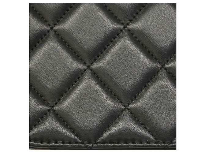 Borsa a tracolla con catena Chanel Matelassé Nero - vista 10
