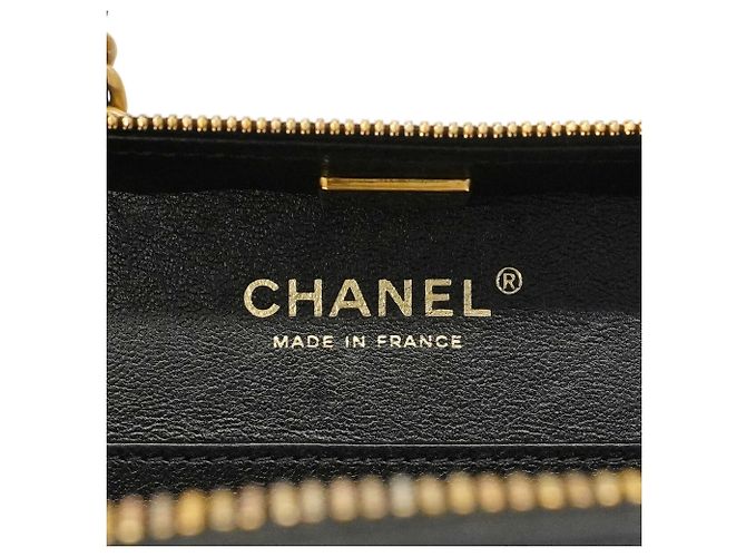 Borsa a tracolla con catena Chanel Matelassé Nero - vista 5