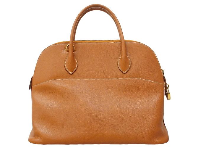 Hermès Borsa Hermes Bolide 35 D'oro - vista 14