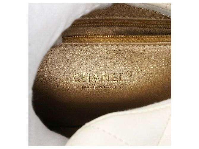 Borsa hobo Chanel Matelassé con catena Bianco - vista 5