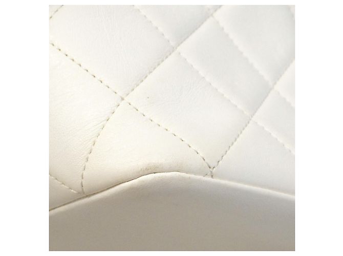 Borsa hobo Chanel Matelassé con catena Bianco - vista 6