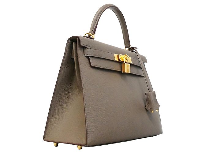 Hermès Borsa Hermes Kelly 28 Grigio - vista 2