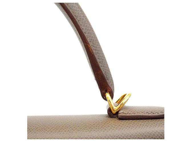 Hermès Borsa Hermes Kelly 28 Grigio - vista 9