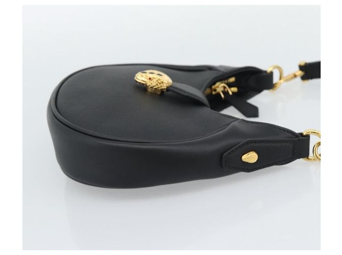 Bulgari Bvlgari Serpenti Ellipse Leather Mini Nero - vista 4